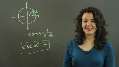 Where Is the Cosecant in a 30-Degree Triangle? : Trigonometry, Statistics & More