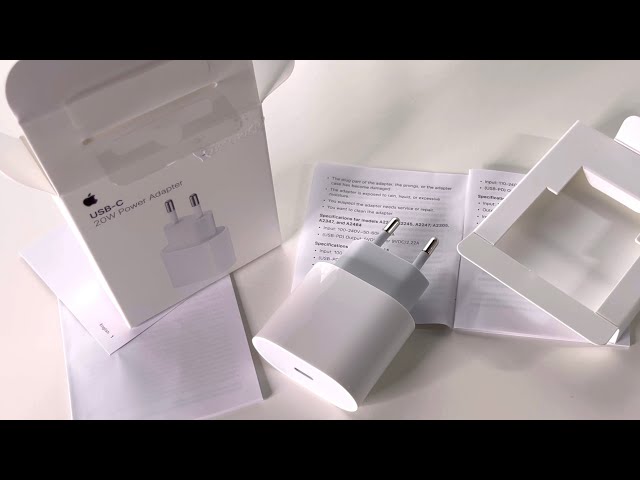 Unboxing the New Apple fast charger 20W USB‑C - Power Adapter 2020