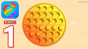 Pop Us - Gameplay Walkthrough Part 1 Level 1-45 ASMR Game (Android,iOS)