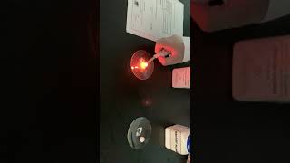 تجربة اختبار اللهب   كيمياء 2