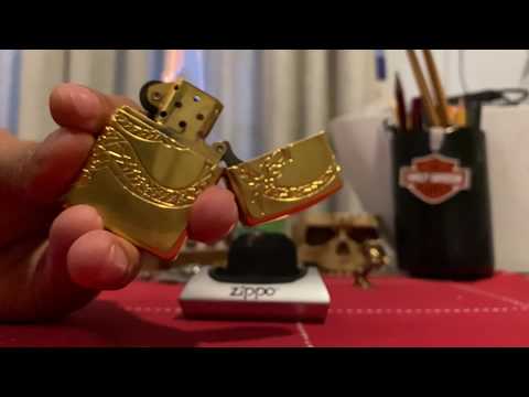 Zippo | Asian Dragon 360-Degree Gold-Plate Windproof Lighter