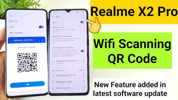 Realme x2 pro Wifi scanning feature with latest software update