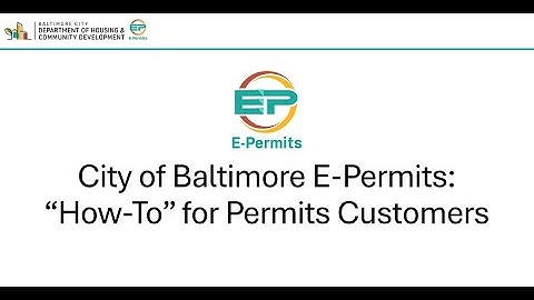E-Permits "How-To" Virtual Demonstration Session - February 12, 2025
