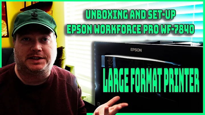 Unboxing and Setting Up an Epson Workforce Pro 7840 Printer