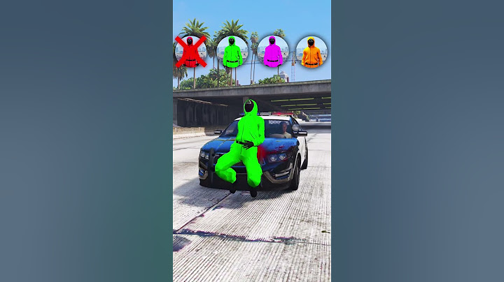 POLICE CAR CHALLENGE RAINBOW Doll Soldiers Squid Game in GTA 5 #gta5