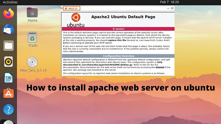 How to install apache web server on  ubuntu 20.04  Linux | Manage apache2 service using systemctl