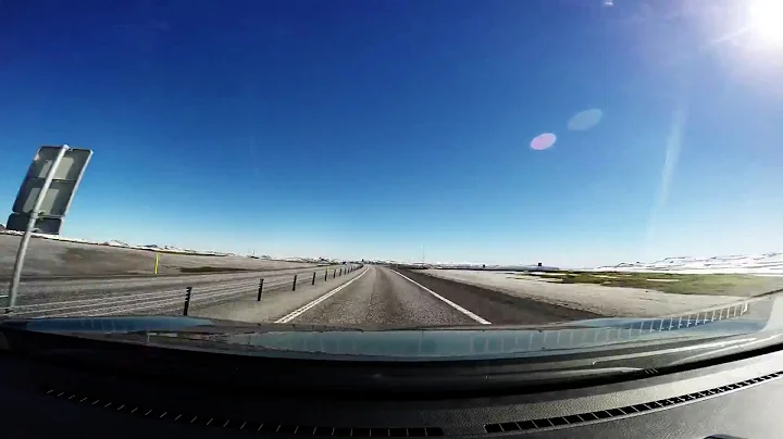 Driving time-lapse  (Reykjavik to Vik)