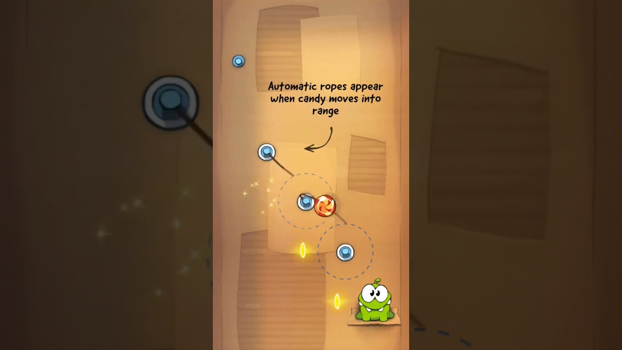 cut the rope game play in android phone play lavel #10 