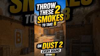 Throw these Dust2 Smokes for B Site Control in 5 seconds!!!
