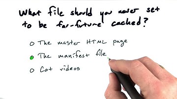 Appcache vs HTTP cache - Mobile Web Development