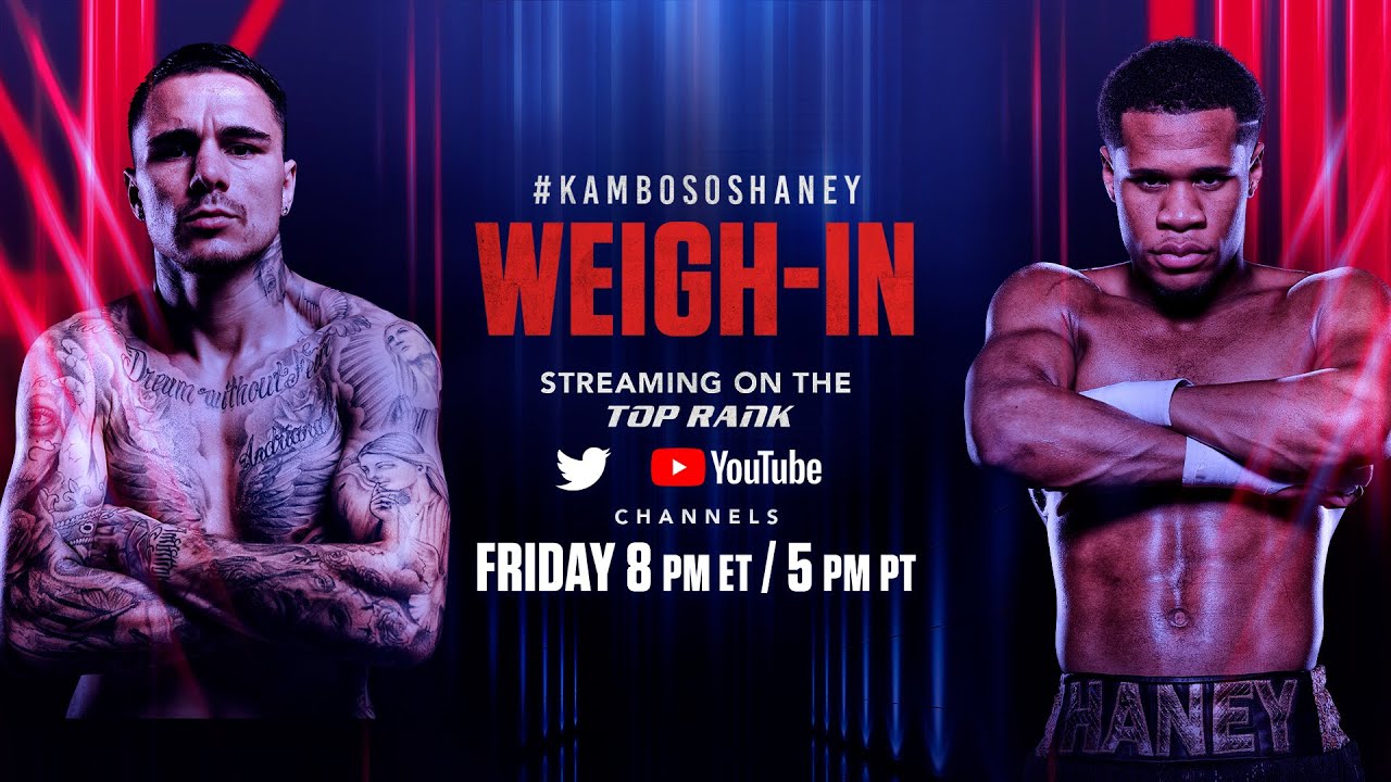 George Kambosos vs Devin Haney OFFICIAL WEIGH-IN
