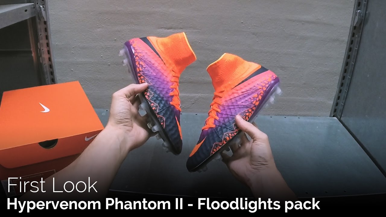 Weggelaten Machu Picchu Grit Nike Hypervenom Phantom II - Floodlights Pack | First Look & POV Unboxing -  YouTube