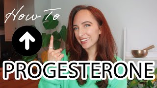 How To INCREASE LOW PROGESTERONE NATURALLY  ⬆ // Naturopathic Nutritionist's Tips