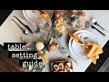 How To SET A TABLE For Any Dinner Party | XO, MaCenna