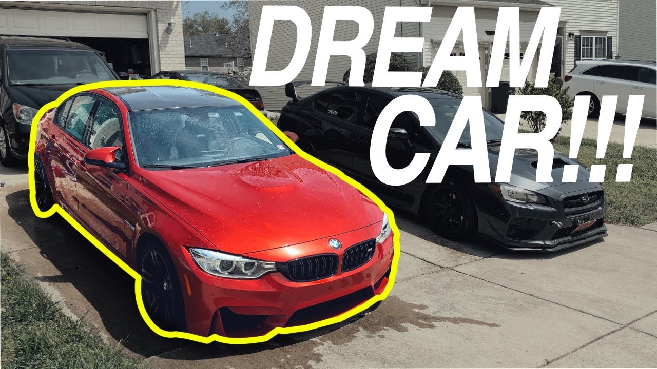 DAD SURPRISED WITH DREAM CAR! 2017 M3 SAKHIR ORANGE