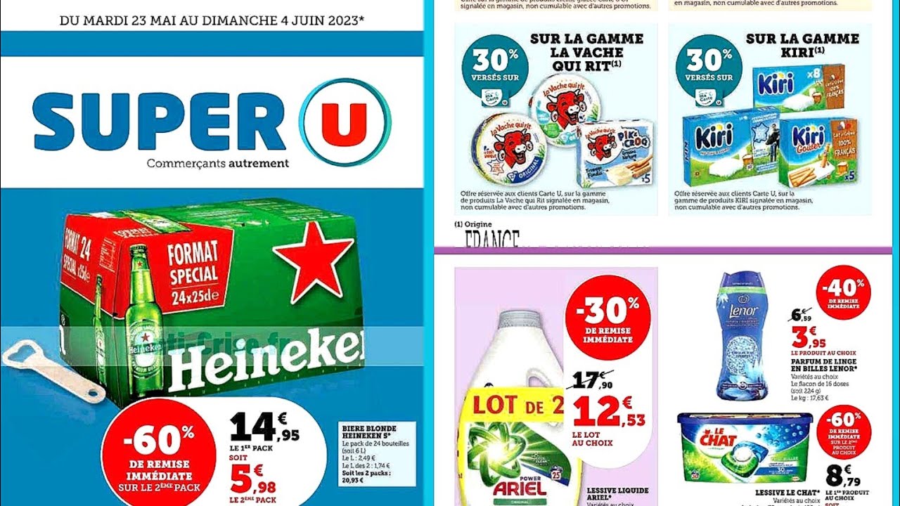 catalogue super U du 23 mai au 4 juin 2023 /prospectus super U France YouTube catalogue super U du 23 mai au 4 juin 2023 /prospectus super U France YouTube