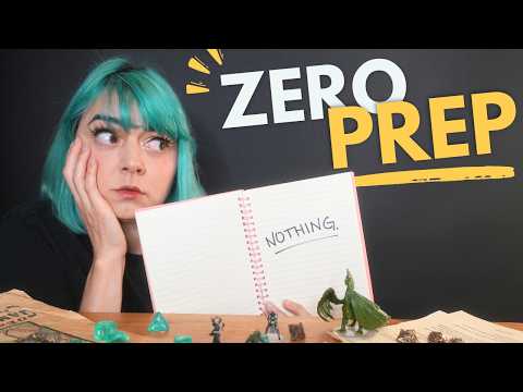 I forced myself to DM with ZERO prep