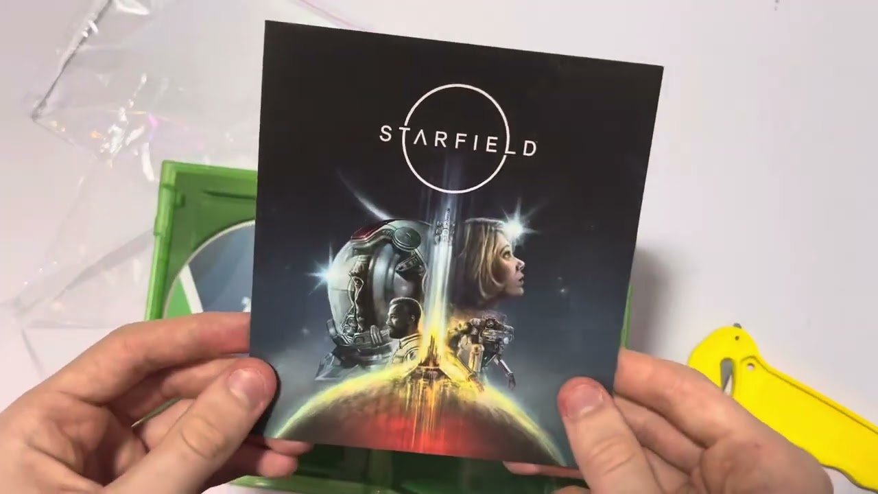 Starfield Xbox Series X Game ASMR Unboxing 4K HD