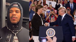 Abdul Carter Calls Out His Quarterback Jaxson Dart For Introducing President Trump
