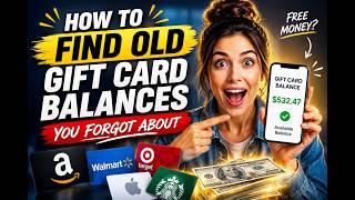How to find old gift card balances you forgot about