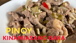 Simple and Easy Recipe Pinoy Kinamiasang Baka