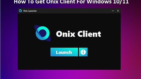Minecraft Onix Client Tutorial 2022