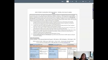 Math 107 Online Intro to Navigating Our Canvas Course