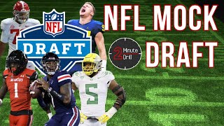 2 Minute Drill Mock NFL Draft!!!