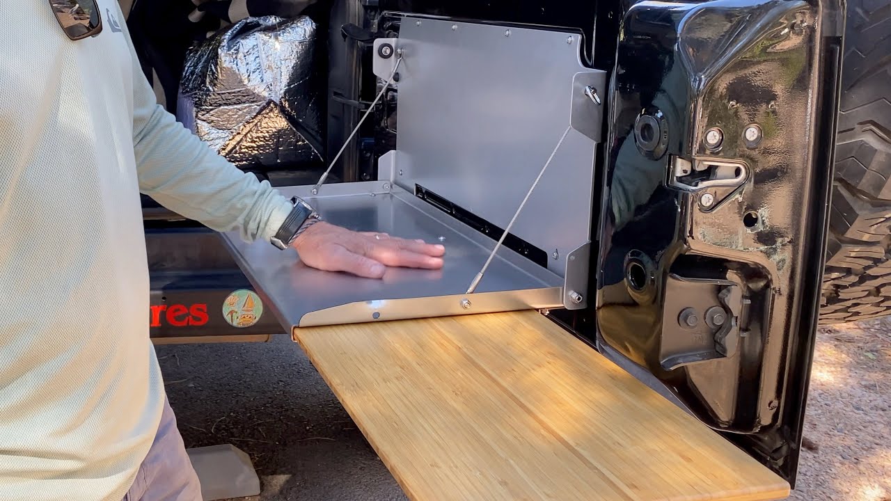 Jeep Tailgate Cook Table Install While Camping in Bryce Canyon Utah ~ Ep 47