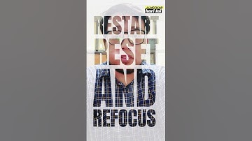 Restart, Reset, Refocus 🔴#JuadiFIC‼️
