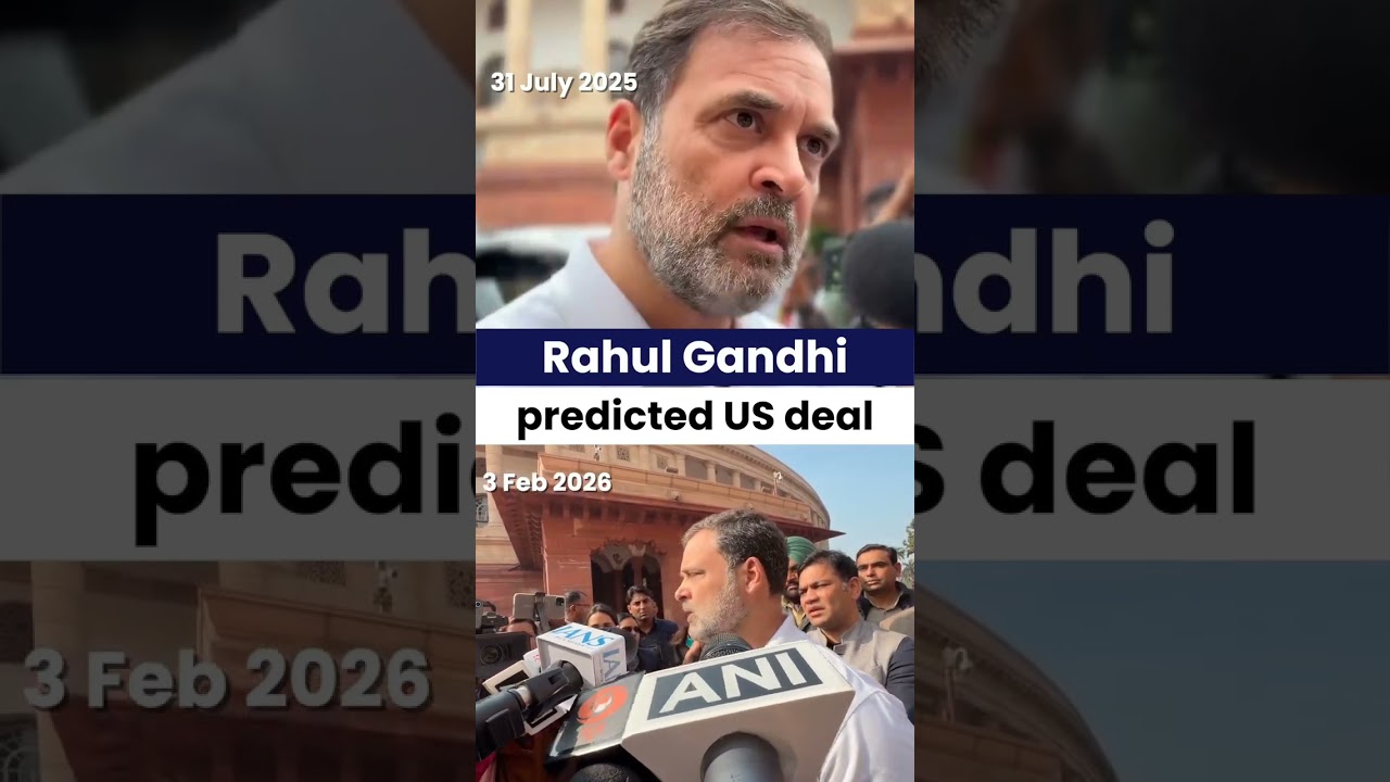 Rahul Gandhi warned about the US deal 🔥🔥
