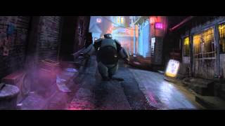 Baymax Mark I running scene