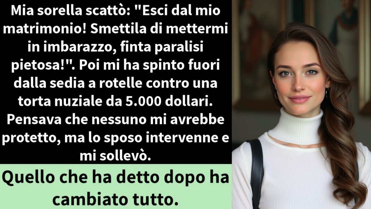 Mia sorella scattò   Esci dal mio matrimonio! Smettila di mettermi in imbarazzo