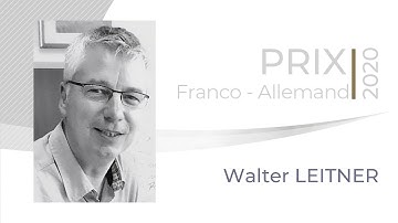 Walter LEITNER : Power-to-X: Catalytic Synthesis using CO2 and H2 | Prix Franco-Allemand 2020