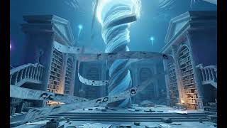 Sunken Manga Archive 🫧 Bioluminescent Library Loop | Live Wallpaper #AnimeAesthetic screenshot 4