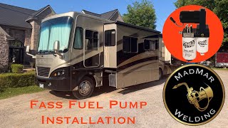 Diesel Motorhome FASS Fuel Pump Install