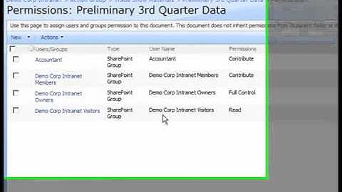SharePoint Shepherd 2007 - Manage Library Item Permissions