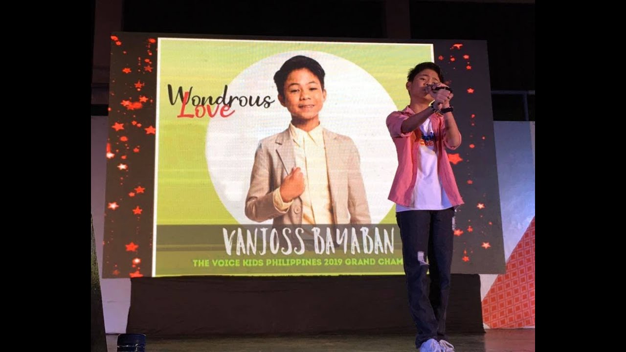 VANJOSS BAYABAN Wondrous Love - A Pre-Valentine Musical Show LIVE in Roxas Gymnasium