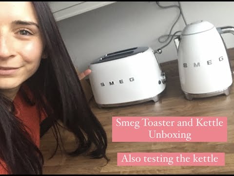 Smeg White Kettle And Toaster Unboxing - Kettle Leak Test 