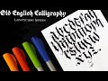 Calligraphy | Old English | Pilot Parallel pen ✒️