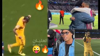 Wow!! Raphinha dance in front of Ronaldinho in crazy celebration as Barcelona vs PSG