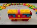 Satisfying DIY lego Bus ASMR building blocks/block game/lego building fun #asmr#buildingblocks