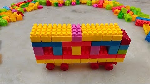 Satisfying DIY lego Bus ASMR building blocks/block game/lego building fun #asmr#buildingblocks