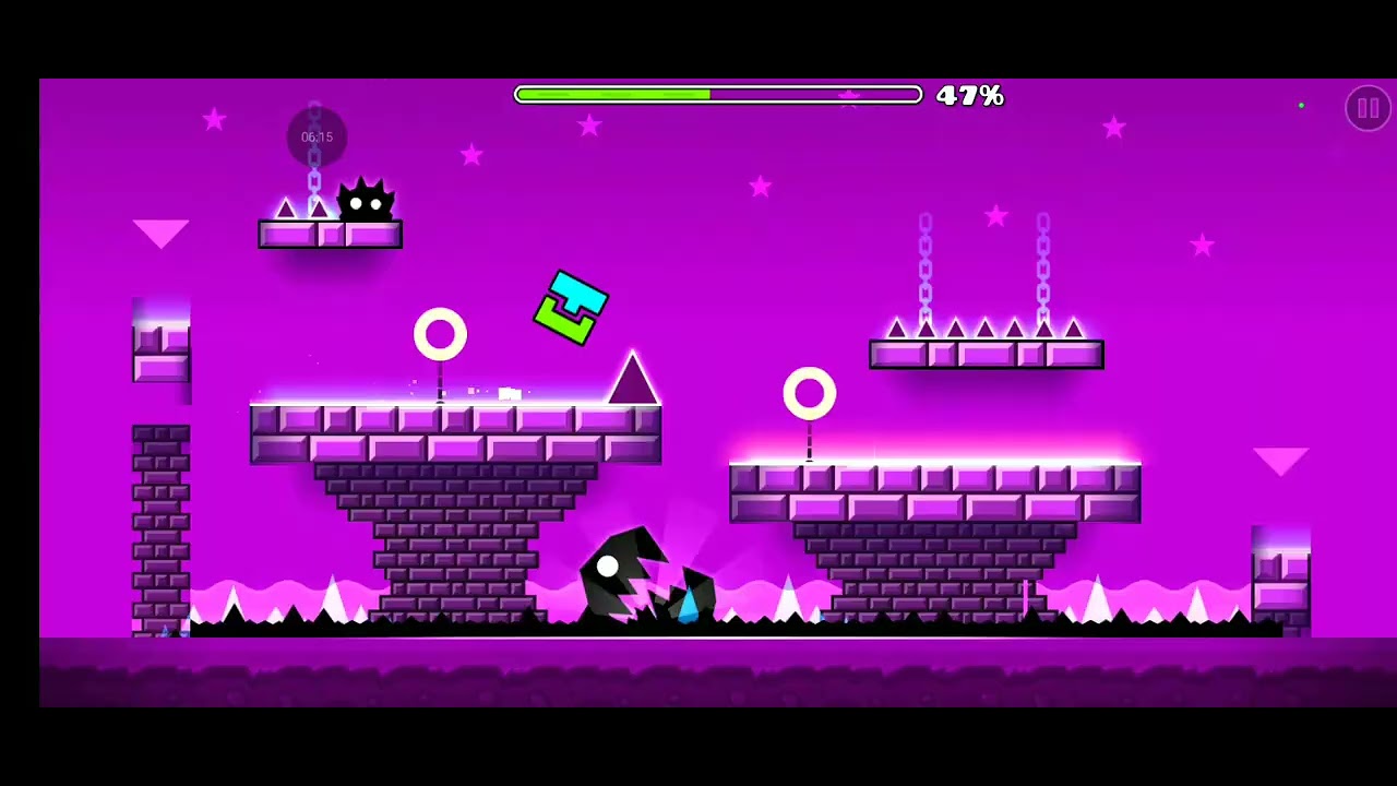 проходим 1 уровень Geometry Dash Meltdown - YouTube