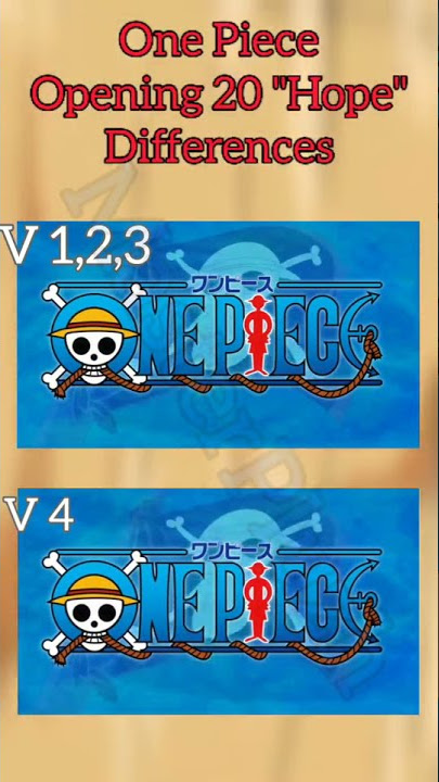 Hope Different Versions (One Piece). #Short