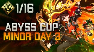 КАМИН ЧЕРЕЗ СТИЛЬ | AbyssCup Minor 1/16 | 3 DAY | @AnimeCool_Genshin