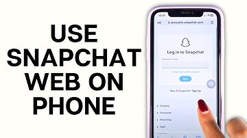 How To Use Snapchat Web On your Phone? Snapchat Web Login (2024)