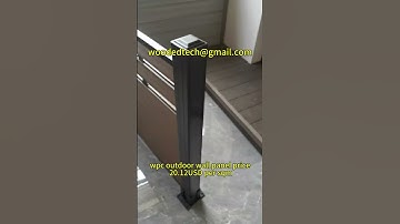 wpc outdoor wall panel price 20.12USD per sqm #wpcoutdoorwallpanelprice