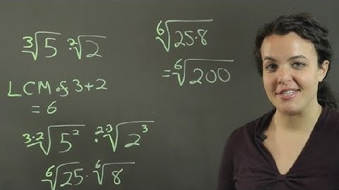 How to Multiply Radicals With Different Indices : Conversions & Other Math Tips