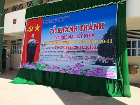 Video Lễ khánh thành Trường tiểu học Chánh Phú Hòa, Mỹ Phước... - YouTube